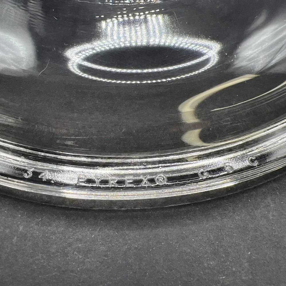 Pyrex G5C Clear Glass Lid, fits Corningware and Pfaltzgraff 1.5 qt Casserole